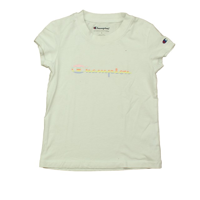 Champion White T-Shirt 4T 