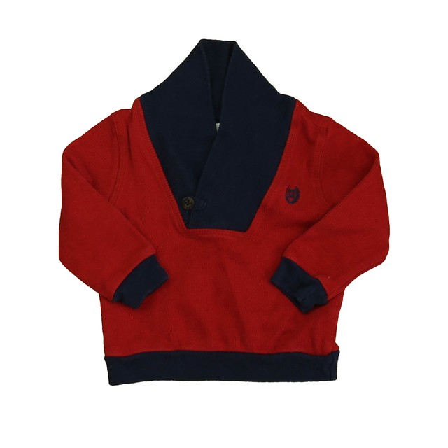 Chaps Navy | Red Long Sleeve Shirt 6 Months 