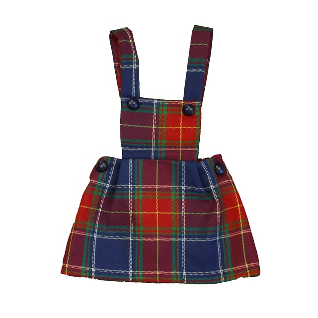 Classic Prep Scottish Tartan Dress 12-24 Months 