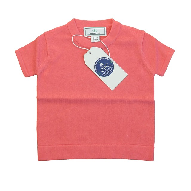 Classic Prep Sunkissed Coral Sweater 12-24 Months 