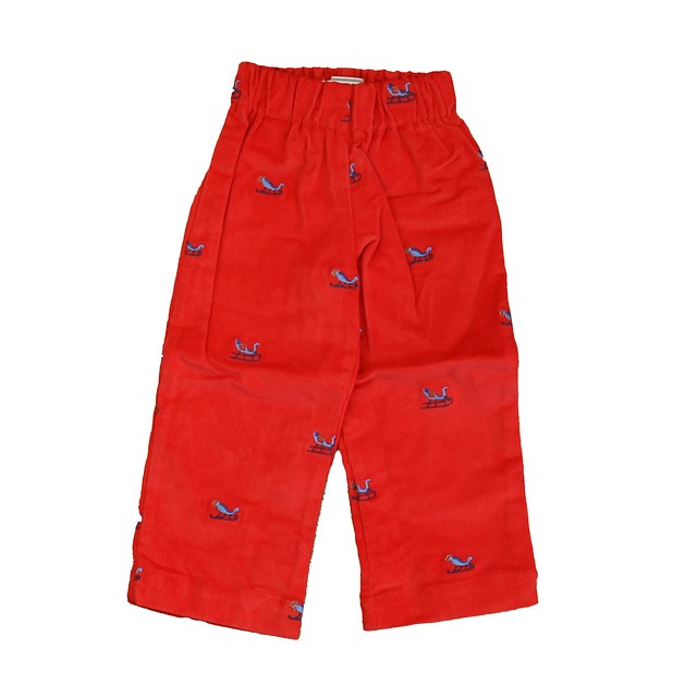 Classic Prep Tomato with Sleighs Corduroy Pants 12-24 Months 