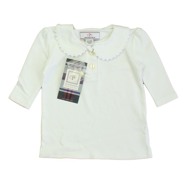 Classic Prep White Long Sleeve Shirt 12-24 Months 