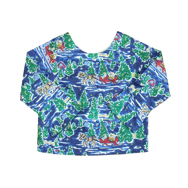 Classic Prep Blue | Green Sled Blouse 6-14 Years 