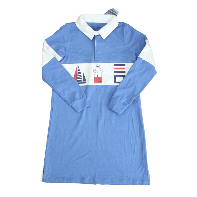 Classic Prep Blue | White | Red Sailboats Dress 6-14 Years 
