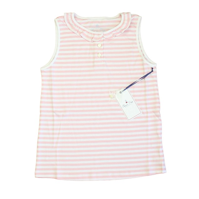 Classic Prep Lilly's Pink | Bright White Polo Shirt 6-14 Years 