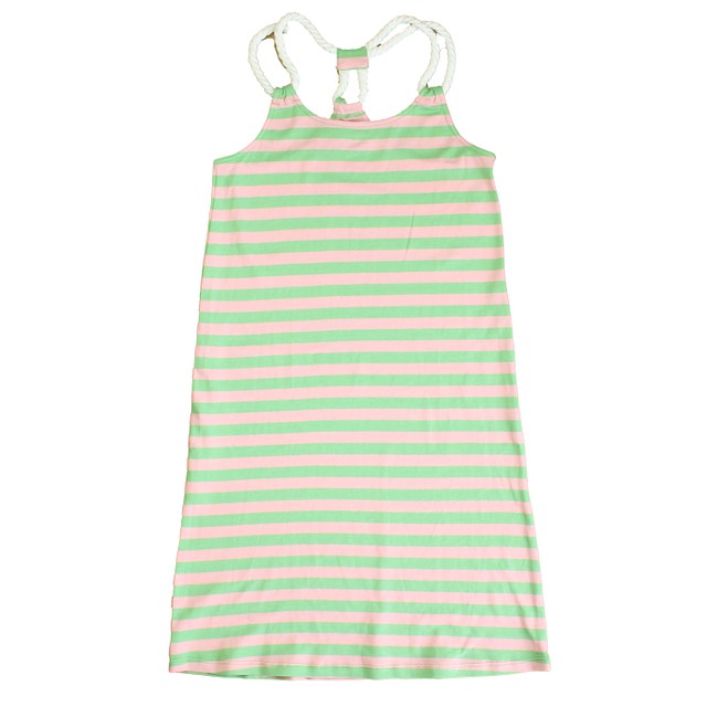 Classic Prep Pink | Green Stripe Dress 6-14 Years 