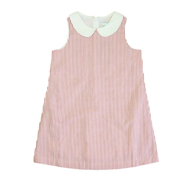 Classic Prep Red and White Stripe Dress 6-14 Years 