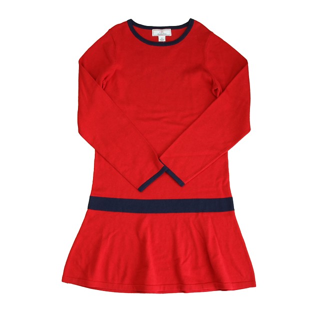 Classic Prep Red | Navy Sweater Dress 6-14 Years 