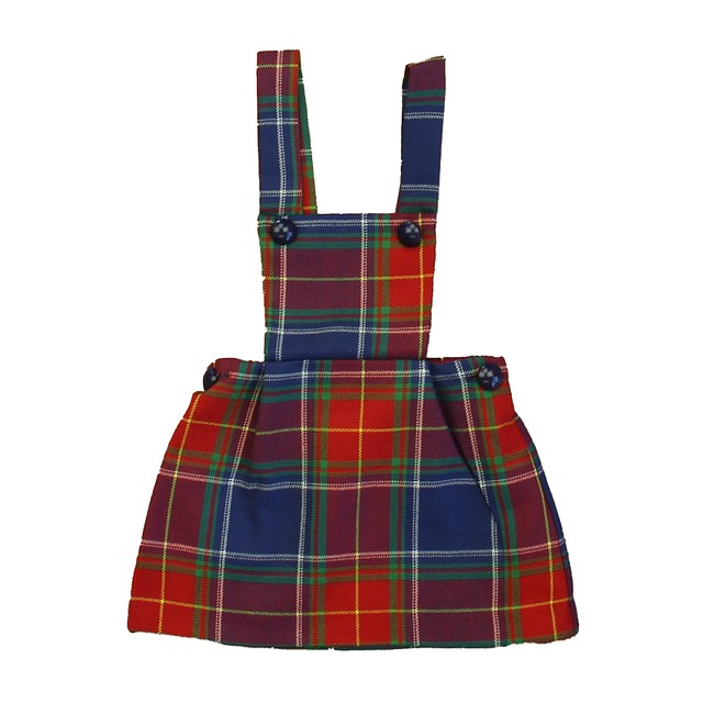Classic Prep Scottish Tartan Dress 6-9 Months 