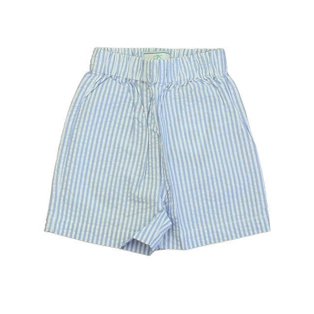 Classic Prep Blue & White Stripe Shorts 9-12 Months 