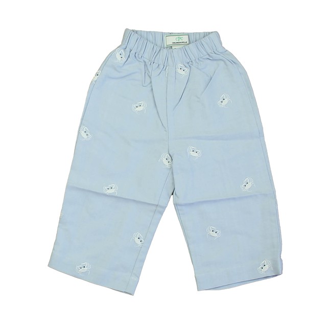 Classic Prep Crabs on Blue Oxford Pants 9-12 Months 
