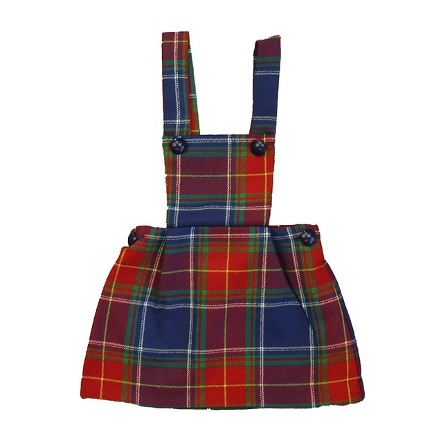 Classic Prep Scottish Tartan Dress 9-12 Months 