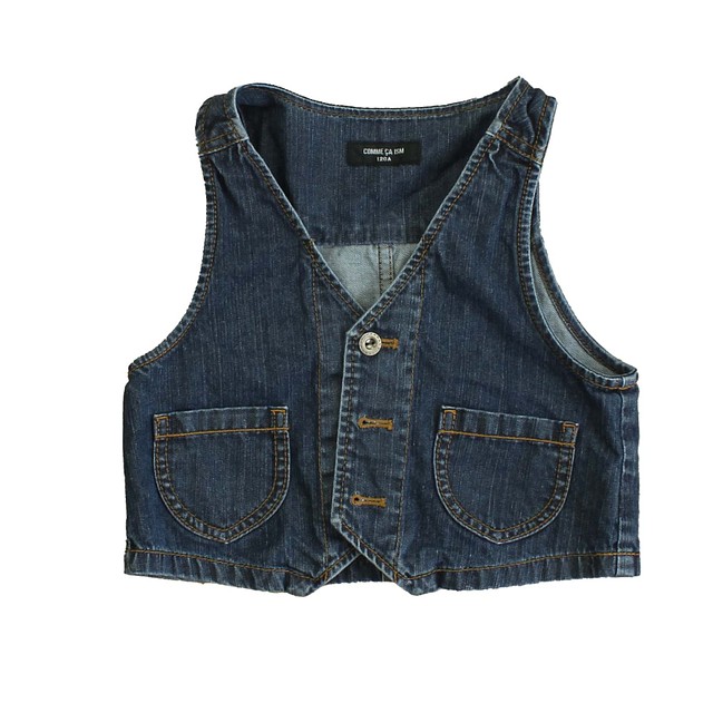 Comme Ca. Blue Vest 6-7 Years 