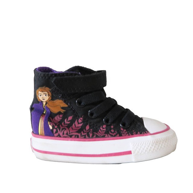 Converse Black | Purple Anna Sneakers 3 Infant 