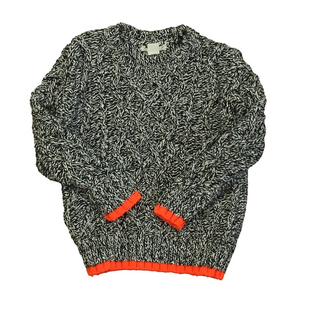 Crewcuts Black | White | Orange Sweater 2T 
