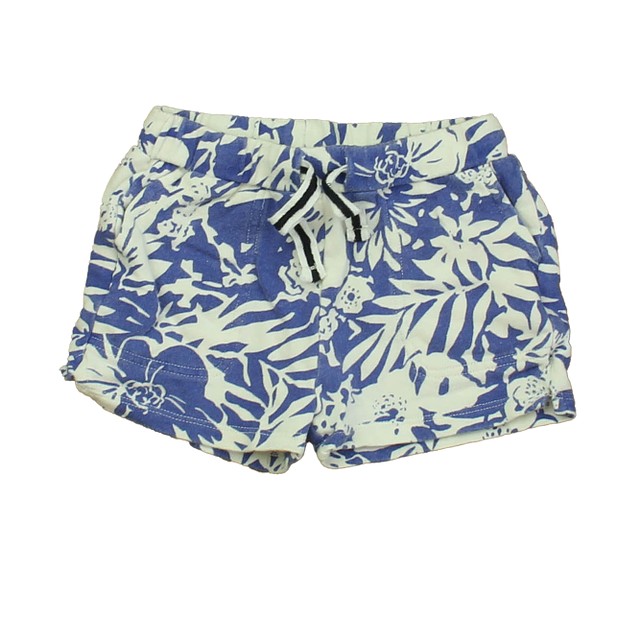 Crewcuts Blue | White Floral Shorts 2T 