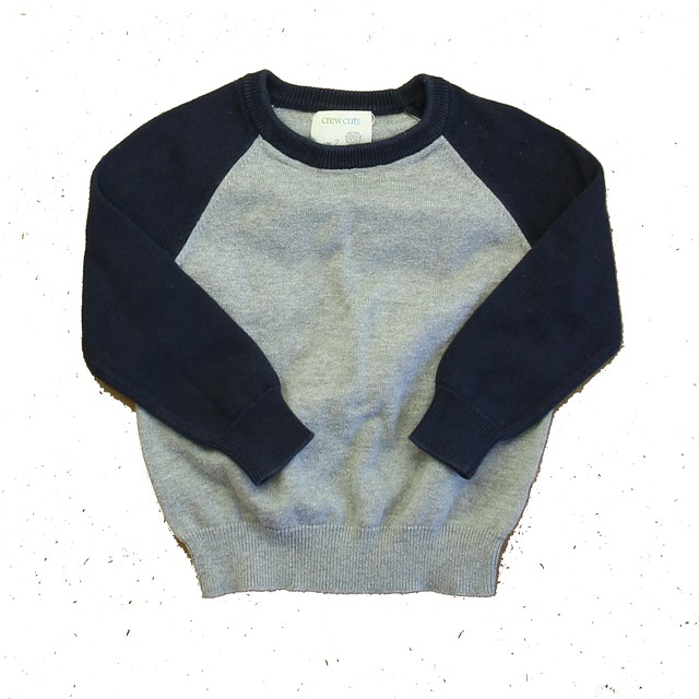 Crewcuts Gray | Navy Sweater 2T 