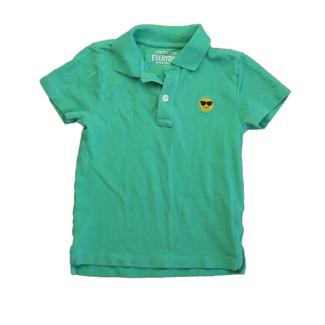 Crewcuts Green Polo Shirt 2T 