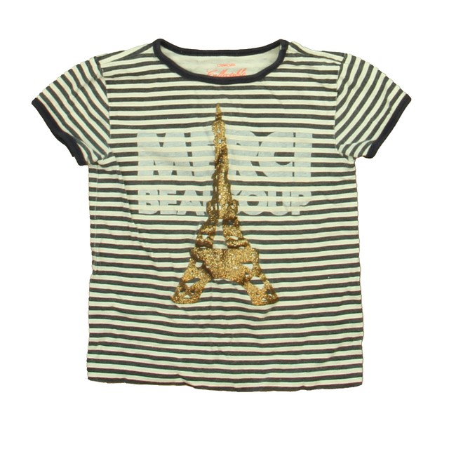 Crewcuts Blue | White Eiffel Tower T-Shirt 3T 