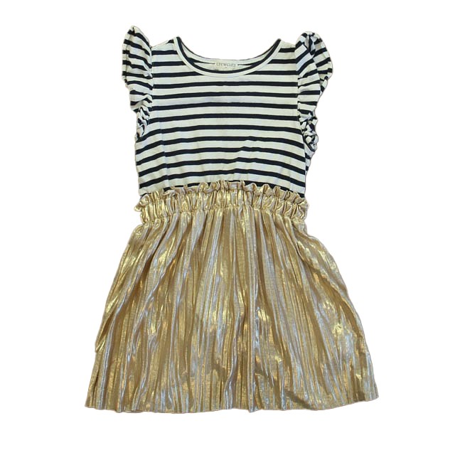 Crewcuts Navy Stripe | Gold Dress 3T 