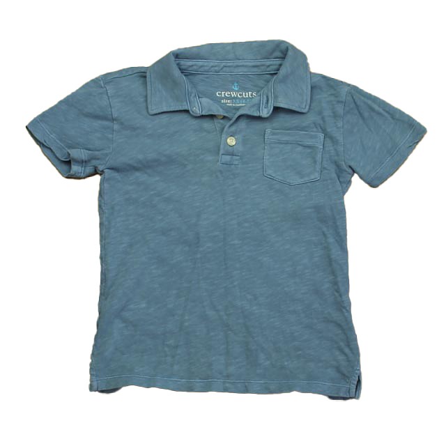 Crewcuts Blue Polo Shirt 4-5T 