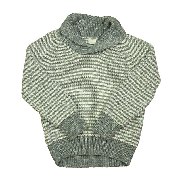 Crewcuts Gray | White Sweater 4-5T 