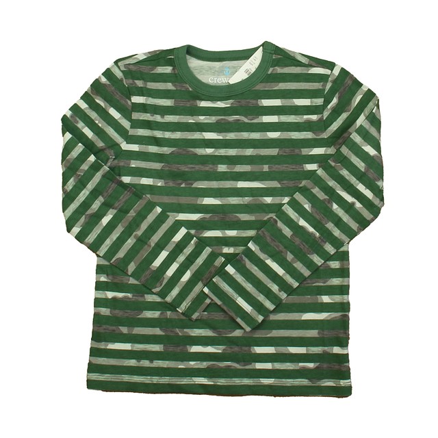 Crewcuts Green Stripe Long Sleeve T-Shirt 4-5T 