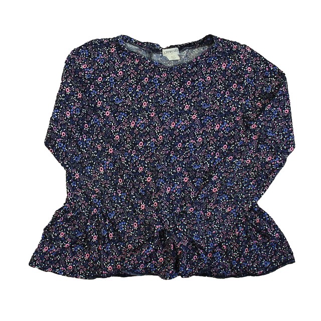 Crewcuts Navy Floral Long Sleeve T-Shirt 6-7 Years 