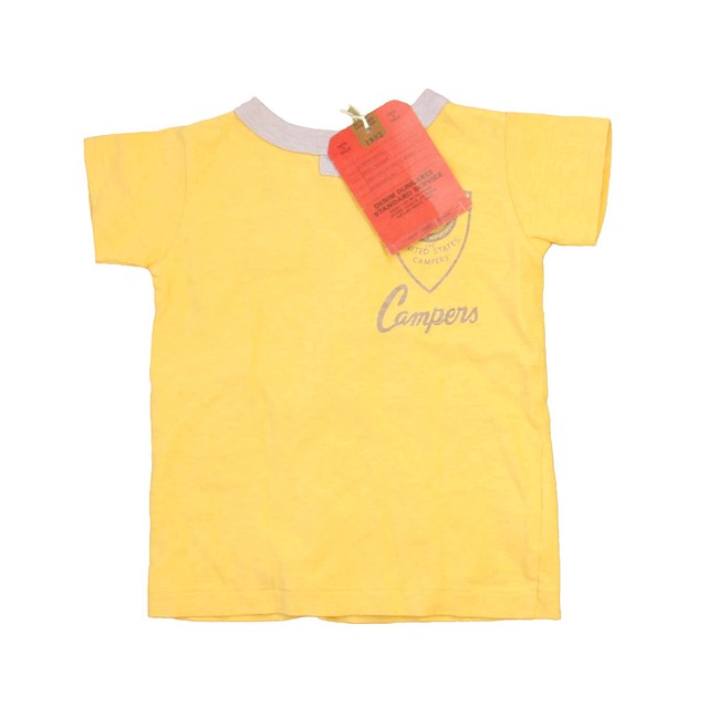 Denim Dungaree Yellow T-Shirt 4T 