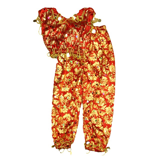 Dilek Isleme 2-pieces Red Gold Apparel Sets 6 Years 