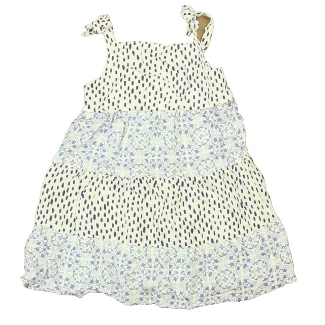 dip Blue | White Dress 12 - 18 Months 