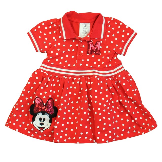 Disney Red | White Minnie Dress 12-18 Months 