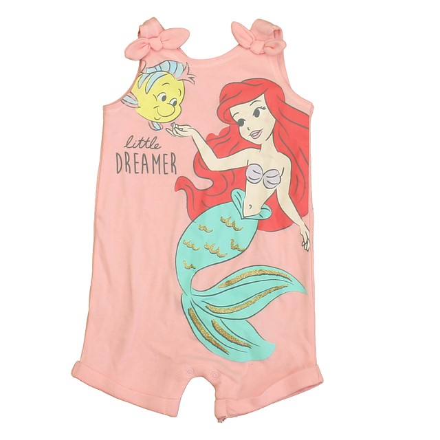 Disney Pink Mermaid Romper 12 Months 