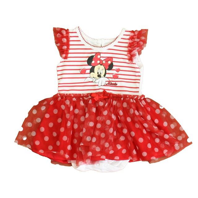 Disney Red | White Minnie Dress 12 Months 