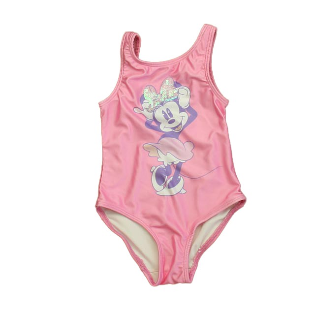 Disney Pink Minnie 1-piece Swimsuit 2T 