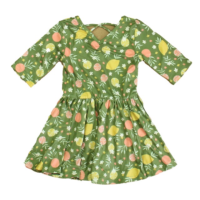 Dot Dot Smile Green Fruit Dress 12-24 Months 