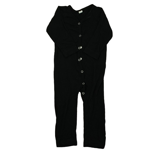 Earth Baby Black 1-piece Non-footed Pajamas 18-24 Months 