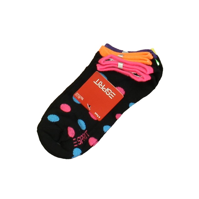 Espirit Black | Multi Polkadots Socks 5-10 Toddler 