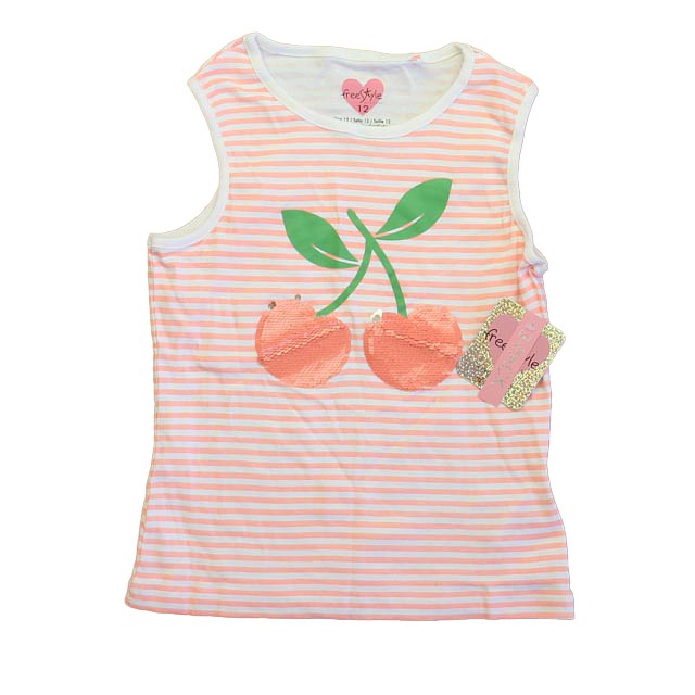 Freestyle Pink | White Cherries Tank Top 12 Years 
