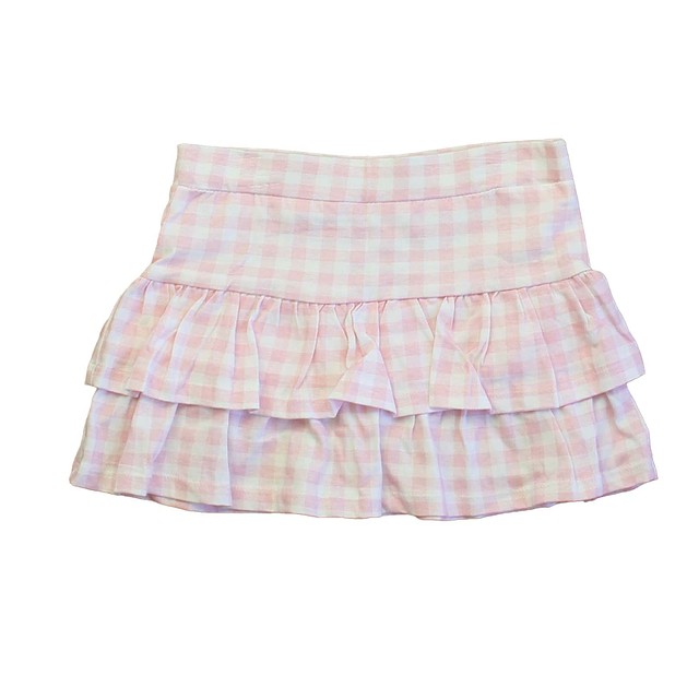 Freestyle Pink Check Skirt 5T 