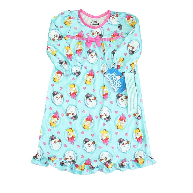 Frosty the Snowman Blue | Pink Nightgown 2T 
