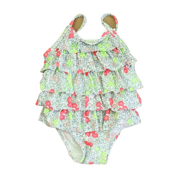 Gap White | Coral | Green 1-piece Swimsuit 0-6 Months 