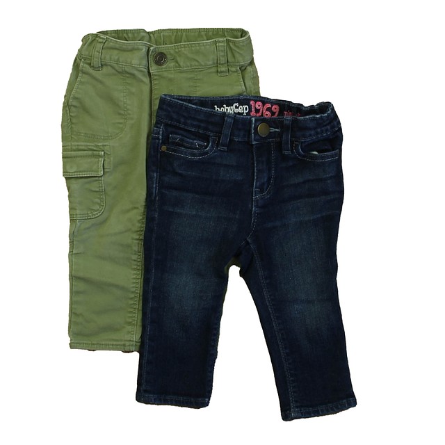 Gap Set of 2 Blue | Green Jeans 12-18 Months 