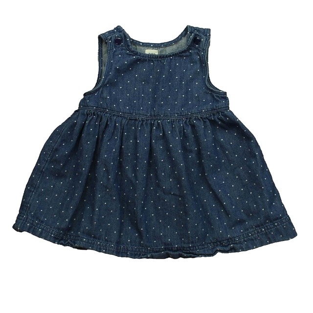 Gap Blue Polka Dots Dress 18-24 Months 