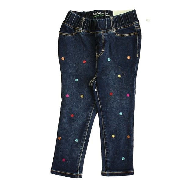 Gap Blue Polka Dots Jeans 2T 