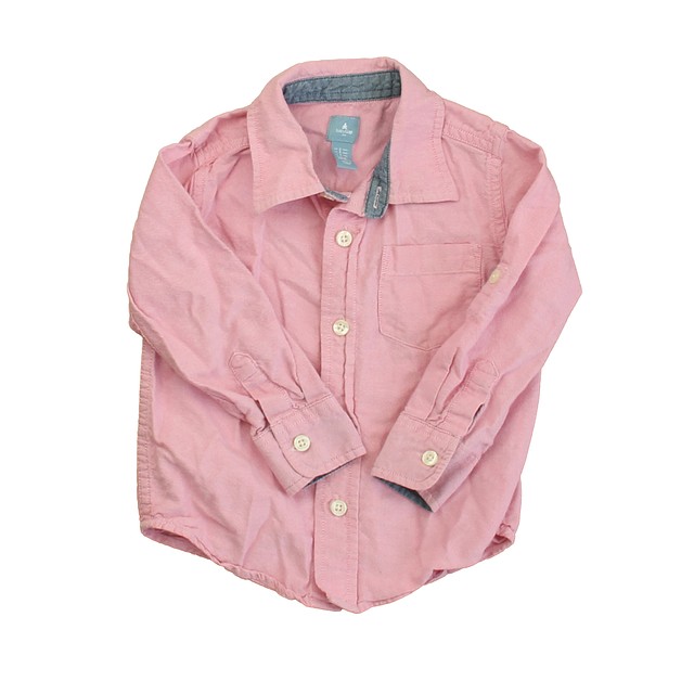 Gap Pink Button Down Long Sleeve 2T 