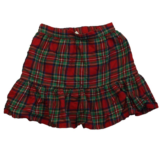 Gap Red Plaid Skirt 3T 