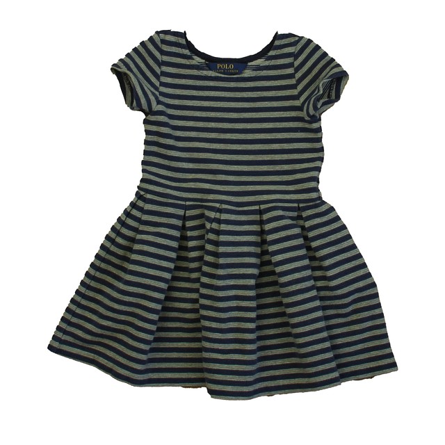 Gap Navy | Gray Stripe Dress 4T 