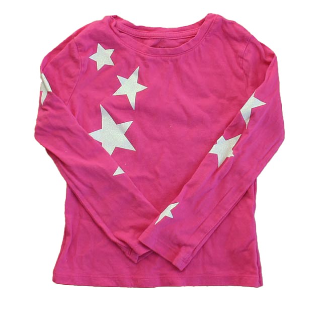Gap Pink | White Stars Long Sleeve T-Shirt 4T 
