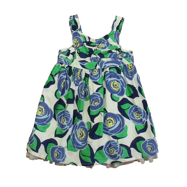Gap Blue | Green Floral Dress 6-12 Months 